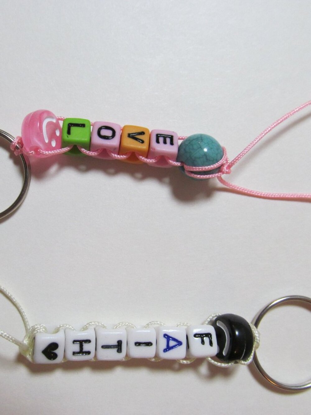 Faith & Love Beaded Keychains